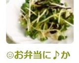 ☺お弁当に♪かいわれと塩昆布の和え物☺作り方2写真