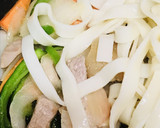 和風●豚肉＆きしめんの焼きうどん作り方4写真