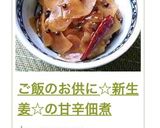 ご飯のお供に☆新生姜☆の甘辛佃煮作り方16写真