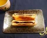 納豆deチョコクリーム風☆ホットサンド作り方5写真