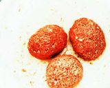 ふっくらジューシーチーズインハンバーグ作り方7写真