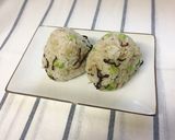 お弁当に♪ 塩昆布と枝豆のおにぎり作り方3写真