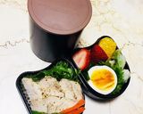 ズボラで愛♡蒸し鶏サラダ弁当作り方3写真