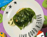 炒り卵をまとった卵型のお握り♪作り方9写真