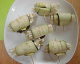 えのきの茄子巻きみそ炒め作り方3写真