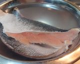 簡単だよ☺️ 鮭の米粉焼き作り方1写真