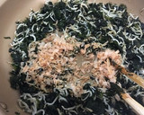 わかめとしらす干しのふりかけ作り方4写真