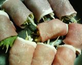 ✿豚の❀もやしトマト巻き✿すし酢ソース作り方2写真