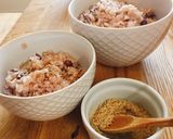 〜郷土料理〜赤飯にごま砂糖作り方2写真