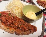 肉×肉【ポークソテーのミートソースがけ】作り方11写真