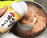 ナスと鶏ミンチのはさみ焼き☆お弁当に作り方2写真
