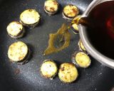ナスと鶏ミンチのはさみ焼き☆お弁当に作り方15写真