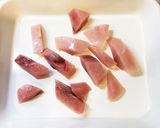 冷めても美味しい☆めかじきの竜田揚げ作り方1写真