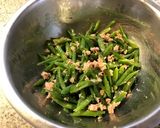 簡単いんげんツナポンあえ作り方4写真