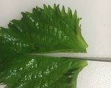 しめじとしその葉の味噌汁作り方6写真