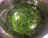 しめじとしその葉の味噌汁作り方11写真