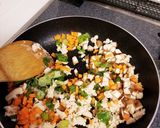 冷凍豆腐で☆味噌味炒り豆腐～そぼろ風作り方7写真