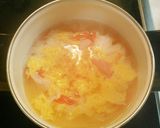レタスとカニカマの中華たまごスープ作り方6写真