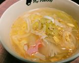 レタスとカニカマの中華たまごスープ作り方8写真