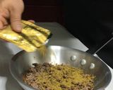 キヌアのドライカレー ミルフィーユ仕立て作り方6写真