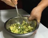 キヌアのドライカレー ミルフィーユ仕立て作り方8写真