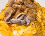 やきにくオムライス作り方5写真