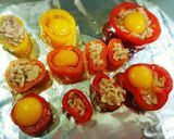 ぷちおかず♥パプリカのツナ×うずたま詰め作り方4写真