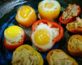 ぷちおかず♥パプリカのツナ×うずたま詰め作り方7写真