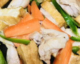 鶏肉と厚揚げの中華みそ炒め作り方3写真