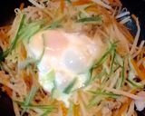 豚コマと残り野菜一纏め〜鳥の巣ごもり弁当作り方8写真