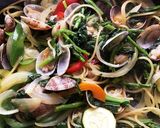 菜の花のボンゴレスパゲティ作り方5写真