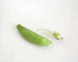 *絹さやの卵とじ*作り方1写真