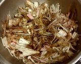 食物繊維たっぷり☆ごぼうえのきハム炒め作り方3写真