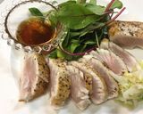 シェフ直伝びんちょうマグロカジキでタタキ作り方6写真