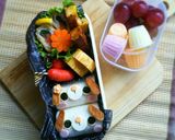キャラ弁 ワンコのロールサンド弁当作り方5写真