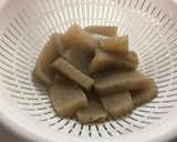 こんにゃくの揚げ巻き　甘辛　お弁当に作り方1写真