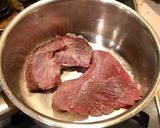 マグロ ほほ肉のステーキ 塩レモン仕立て作り方5写真