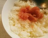 明太たまかけバターご飯作り方5写真