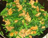 漢方医お勧め薬膳!菠菜拌核桃作り方4写真