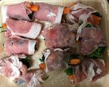 炊飯器で簡単♪豚肉の野菜ロール煮作り方3写真