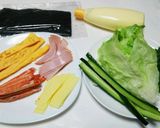 多忙な主婦の味方！簡単おいしいサラダ巻き作り方2写真