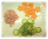 野菜のゼリー寄せ☆金ごまで・・・・・☆作り方1写真