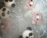 デコ白玉★パンダ♪白玉団子♪おやつ作り方6写真