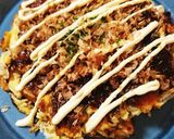 糖質制限&便秘解消♡おからお好み焼き作り方6写真