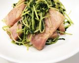 豆苗とベーコンのペッパー醤油作り方6写真