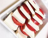 豆腐の塩麹漬けでカプレーゼ作り方2写真