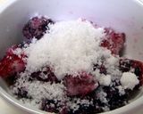 冷凍ベリーで簡単★飲むヨーグルト作り方1写真