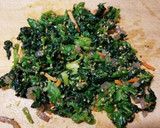 ほうれん草の胡麻和え厚焼き卵焼き作り方3写真