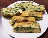 ほうれん草の胡麻和え厚焼き卵焼き作り方12写真