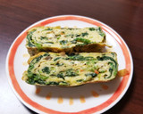 ほうれん草の胡麻和え厚焼き卵焼き作り方13写真